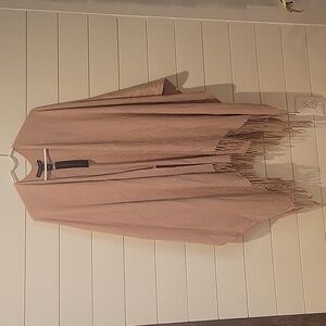 ADRIENNE VITTADINI POLYESTER/VISCOSE WRAP/SHAWL ONE SIZE  BLUSH